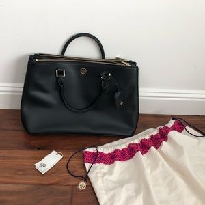 Tory Burch Robinson Double Zip Tote